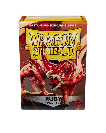 Dragon Shield Sleeves - Matte Ruby-004 Accessories-Brain Games OÜ