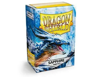 Dragon Shield Sleeves - Matte Sapphire-004 Accessories-Brain Games OÜ