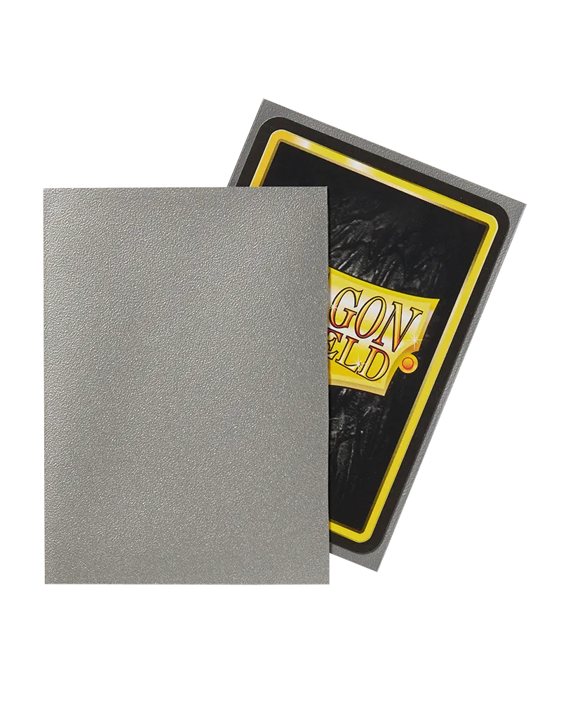 Dragon Shield Sleeves - Matte Silver-004 Accessories-Brain Games OÜ