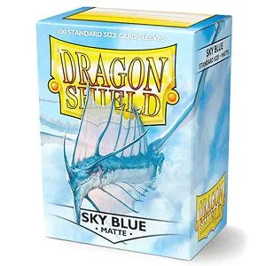 Dragon Shield Sleeves - Matte Sky Blue-004 Accessories-Brain Games OÜ