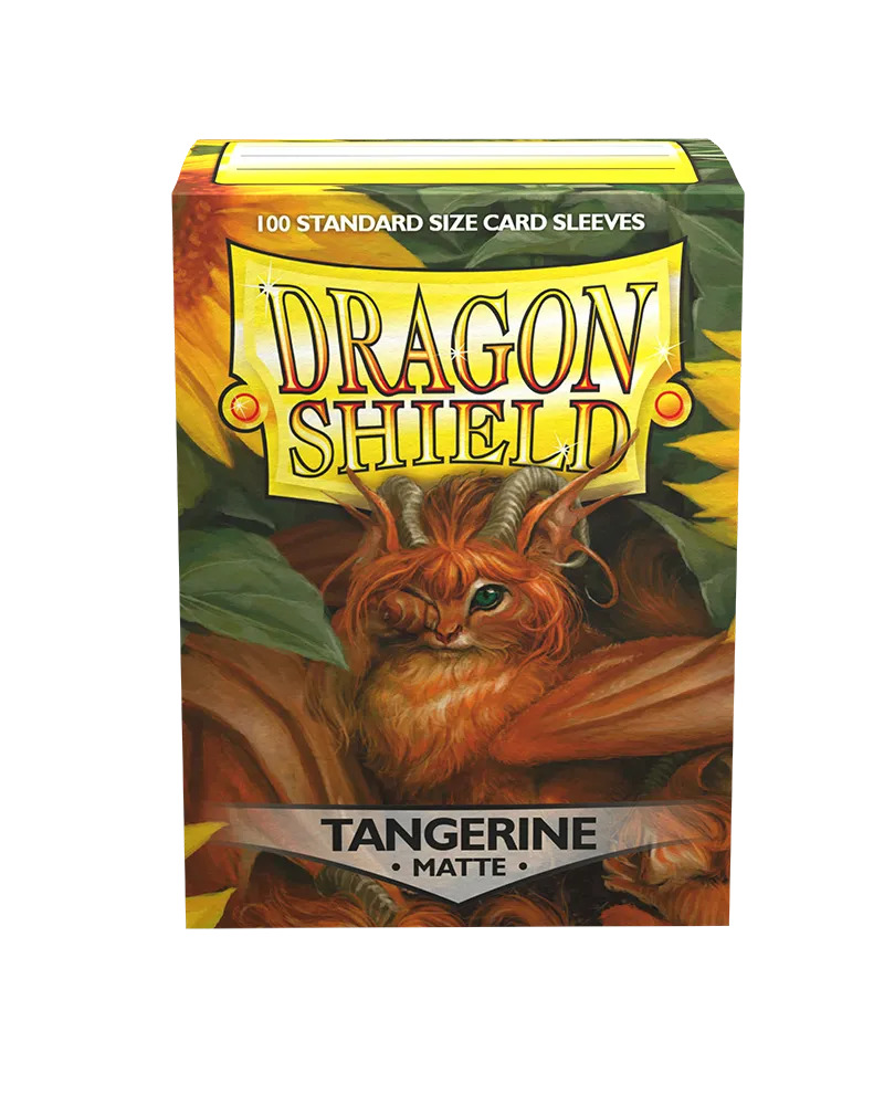Dragon Shield Sleeves - Matte Tangerine-004 Accessories-Brain Games OÜ