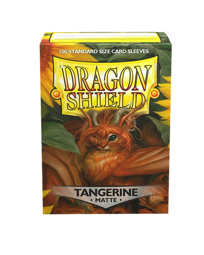 Dragon Shield Sleeves - Matte Tangerine-004 Accessories-Brain Games OÜ