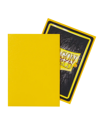 Dragon Shield Sleeves - Matte Yellow-004 Accessories-Brain Games OÜ