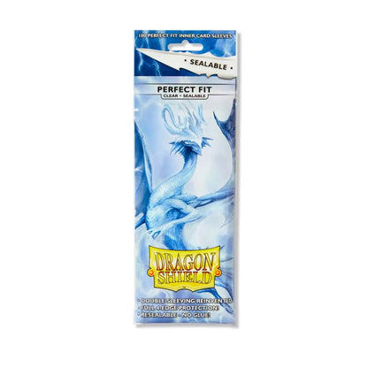 Dragon Shield Sleeves - Perfect Fit Sealable "Clear"-104 Accessories-Brain Games OÜ