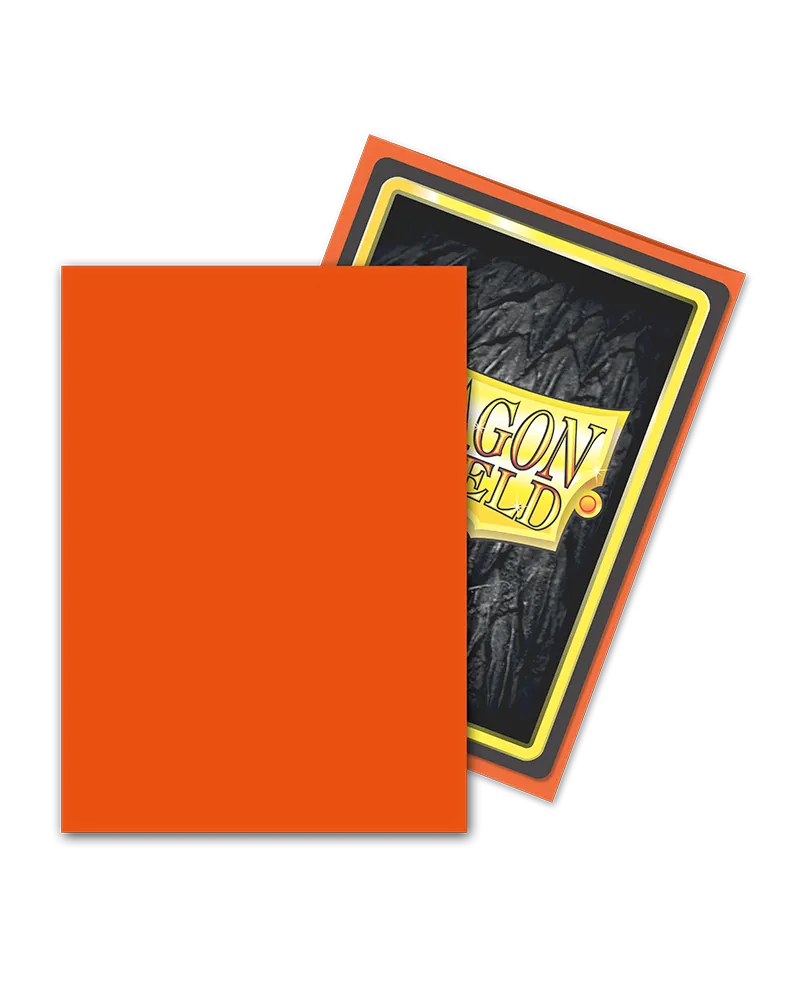 Dragon Shield Sleeves - Tangerine-004 Accessories-Brain Games OÜ