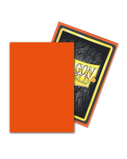 Dragon Shield Sleeves - Tangerine-004 Accessories-Brain Games OÜ
