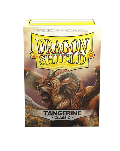 Dragon Shield Sleeves - Tangerine-004 Accessories-Brain Games OÜ