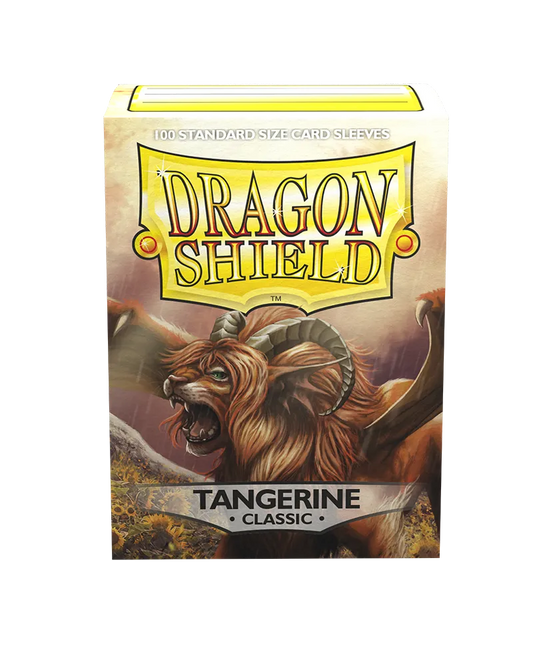 Dragon Shield Sleeves - Tangerine-004 Accessories-Brain Games OÜ