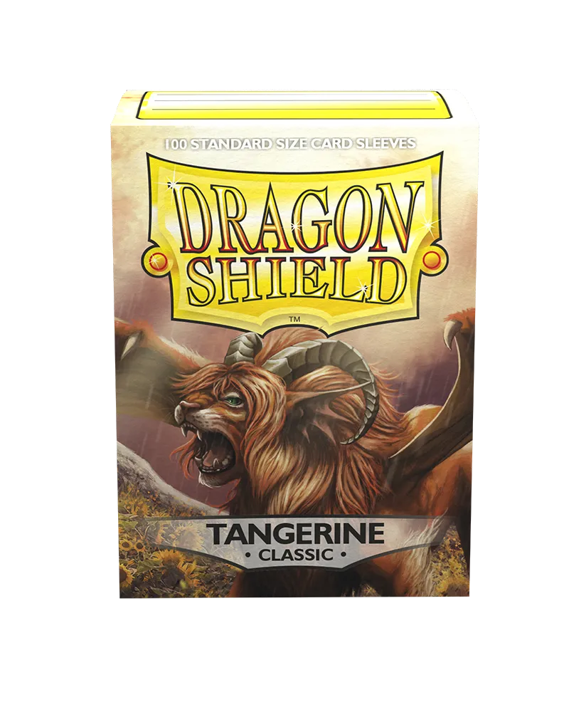 Dragon Shield Sleeves - Tangerine-004 Accessories-Brain Games OÜ