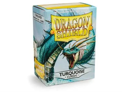 Dragon Shield sleeves - Turquoise-004 Accessories-Brain Games OÜ
