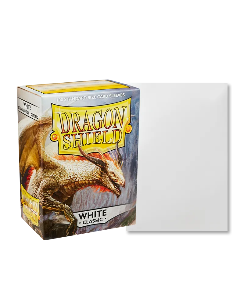 Dragon Shield sleeves - White-004 Accessories-Brain Games OÜ
