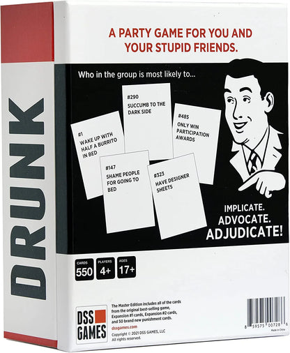 Drunk Stoned or Stupid Master Edition-101 Board / Card Games-Brain Games OÜ