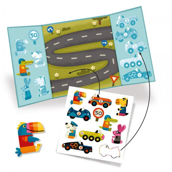 Eemaldatavad kleebised "Cars"-010 Toys-Brain Games OÜ