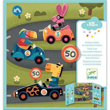 Eemaldatavad kleebised "Cars"-010 Toys-Brain Games OÜ