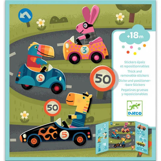 Eemaldatavad kleebised "Cars"-010 Toys-Brain Games OÜ