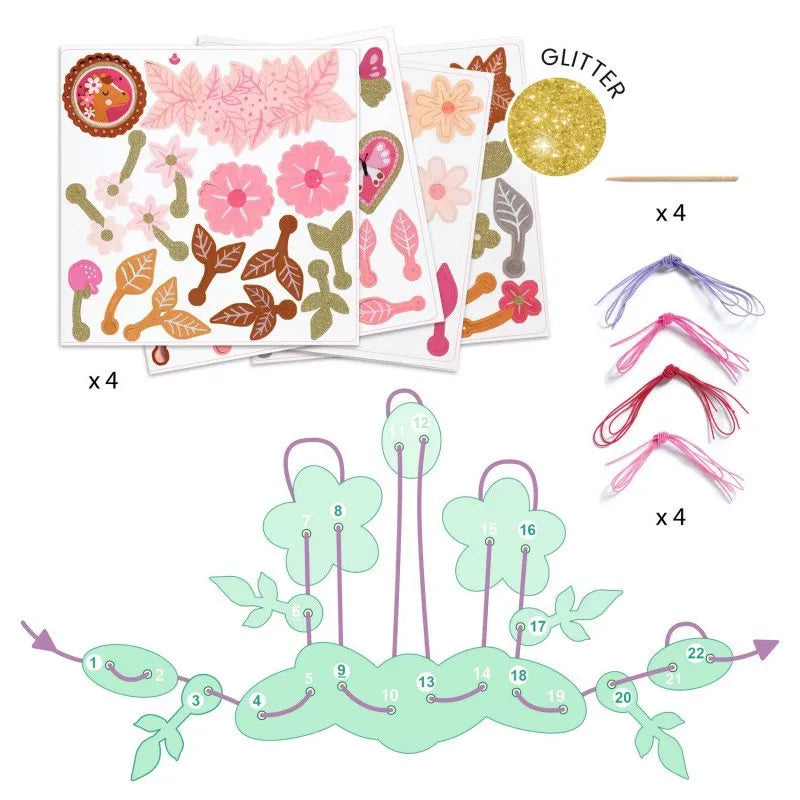 Ehtekomplekt "Delicate medallions"-Lastemängud-Brain Games OÜ