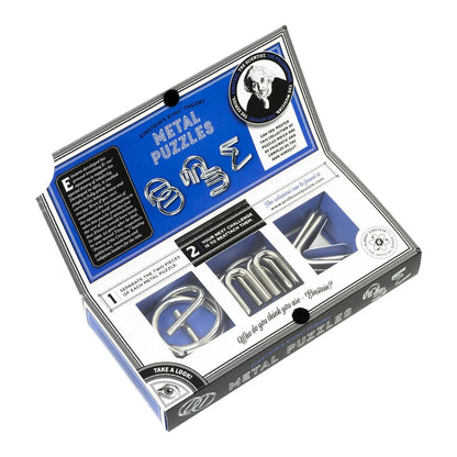 Einstein Collection: E=MC2 Metal Puzzles-w111 WHS Creativity & Brain Teasers-Brain Games OÜ