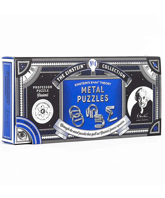 Einstein Collection: E=MC2 Metal Puzzles-w111 WHS Creativity & Brain Teasers-Brain Games OÜ
