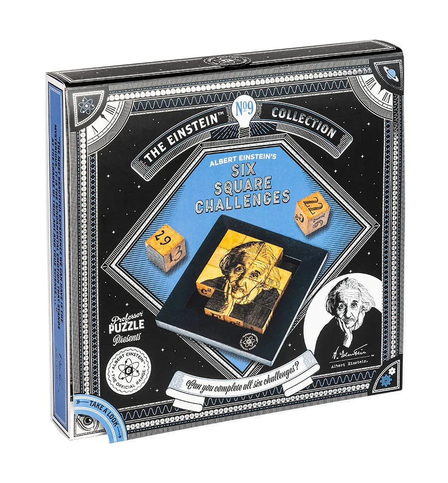 Einstein Collection "Six Square Challenges"-w011 WHSX Creativity & Brain Teasers-Brain Games OÜ