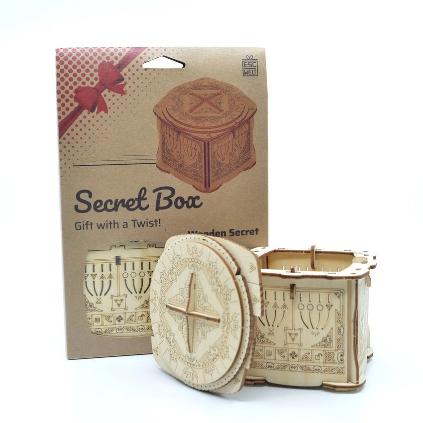EscapeWelt: Wooden Secret Box "Lock"-111 Creativity & Brain Teasers-Brain Games OÜ