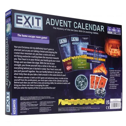 EXIT: Advent Calendar - Mystery of the Ice Cave-w001 WHSX Board / Card Games-Brain Games OÜ