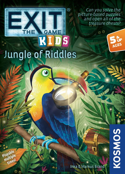 EXIT: Kids - Jungle of Riddles-w001 WHSX Board / Card Games-Brain Games OÜ