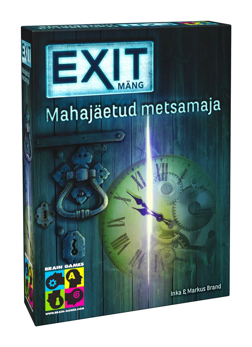 EXIT: Mahajäetud metsamaja-w101 WHS Board / Card Games-Brain Games OÜ