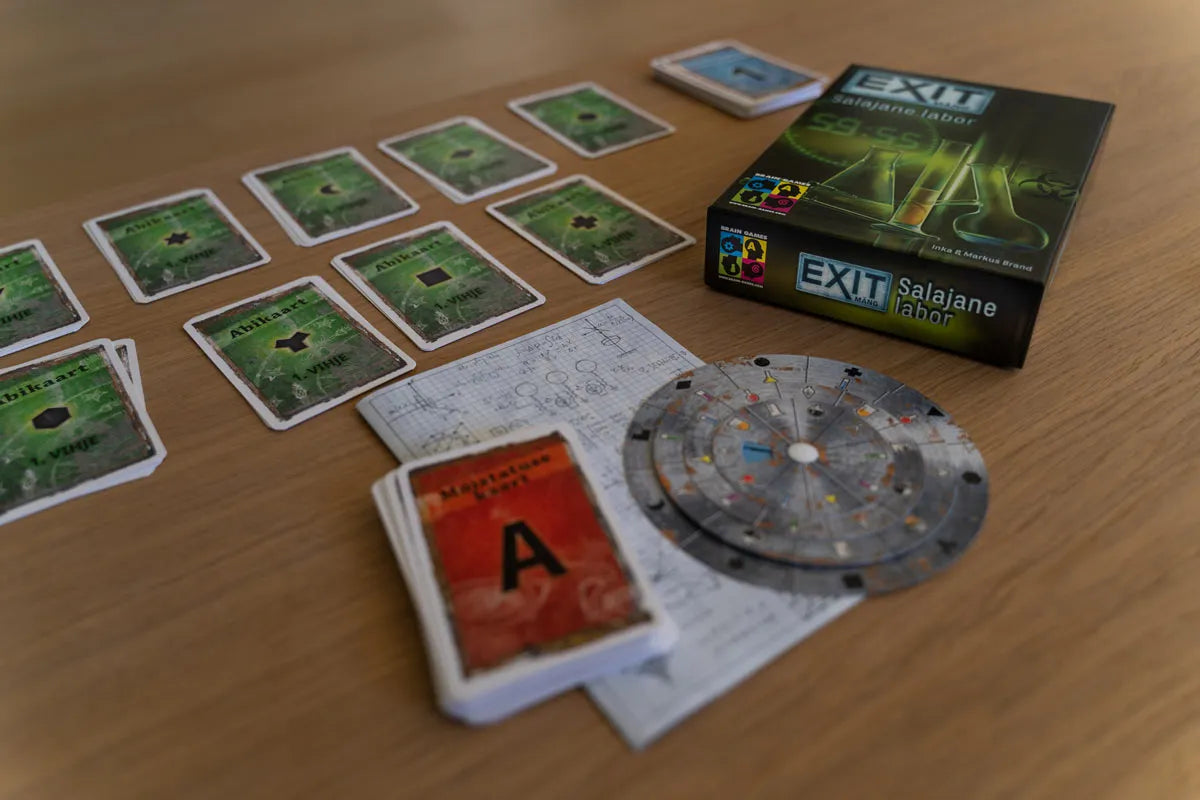 EXIT: Salajane labor-w101 WHS Board / Card Games-Brain Games OÜ
