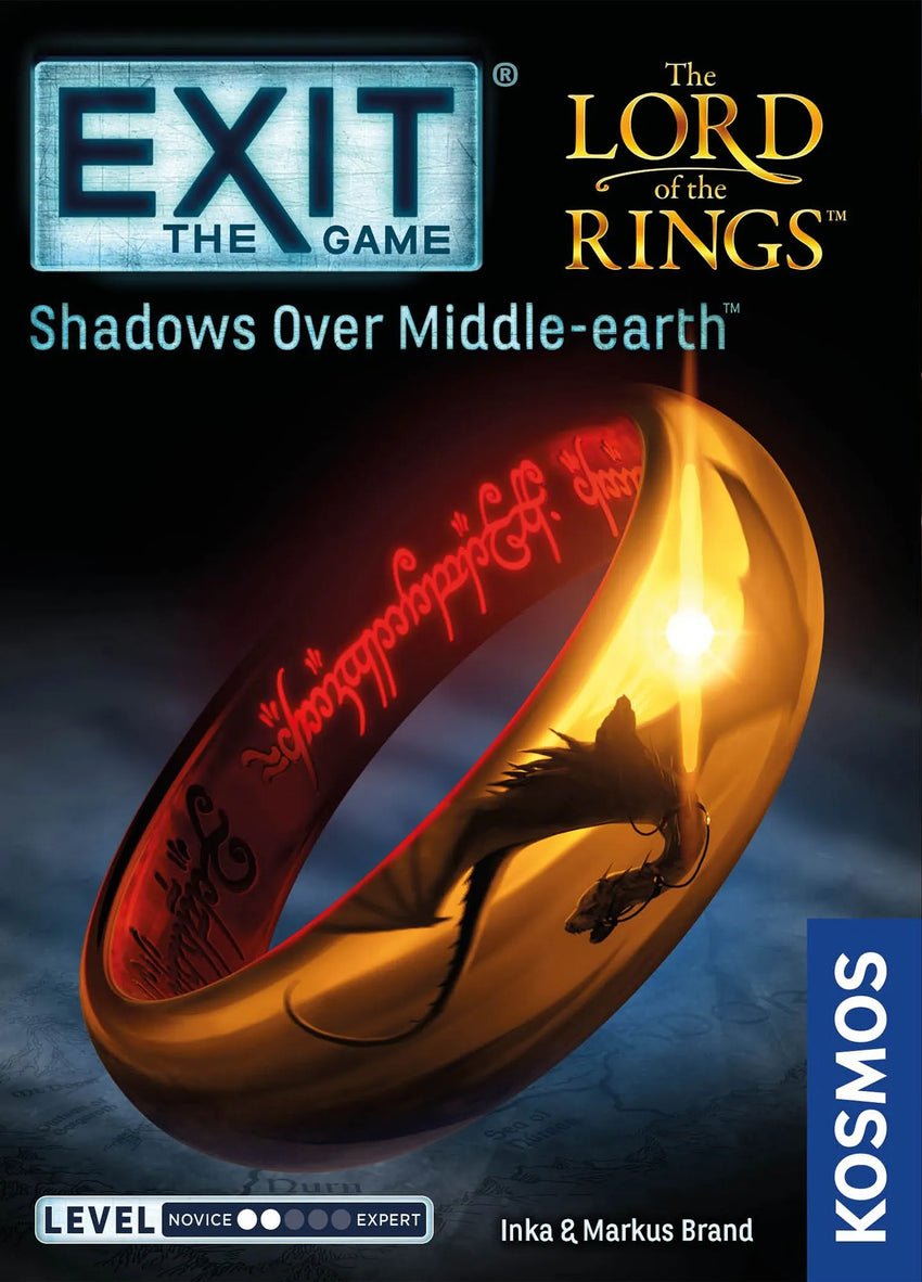EXIT: The Lord of the Rings - The Shadows Over Middle-earth-w001 WHSX Board / Card Games-Brain Games OÜ