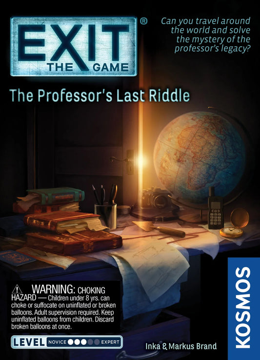 EXIT: The Professor's Last Riddle-w001 WHSX Board / Card Games-Brain Games OÜ