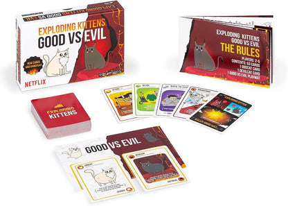 Exploding Kittens: Good Vs Evil-w001 WHSX Board / Card Games-Brain Games OÜ