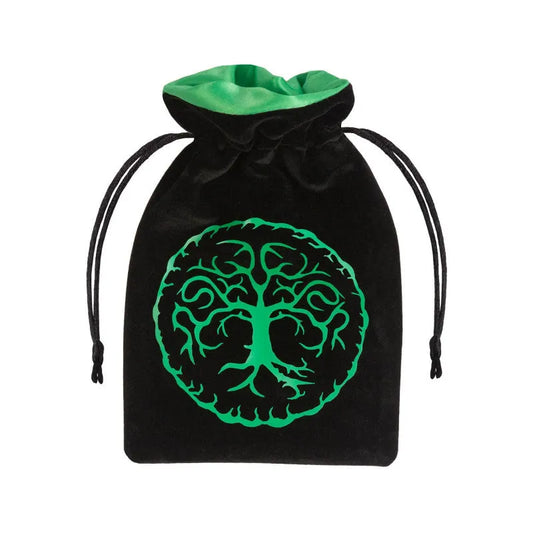 Forest Black & Green Velour täringukott-Misc-Brain Games OÜ