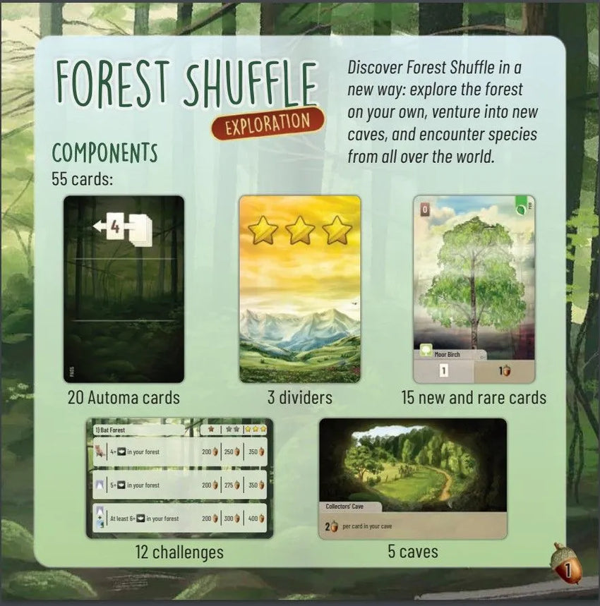 Forest Shuffle: Exploration-101 Board / Card Games-Brain Games OÜ