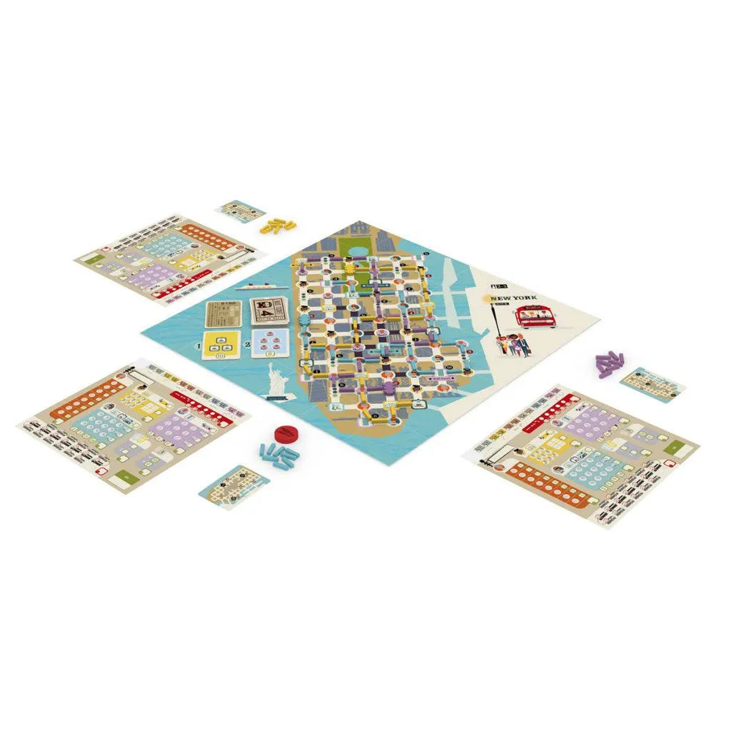 Get On Board: New York & London-w001 WHSX Board / Card Games-Brain Games OÜ