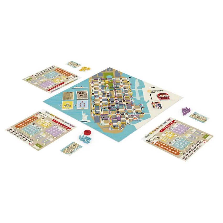 Get On Board: New York & London-w001 WHSX Board / Card Games-Brain Games OÜ