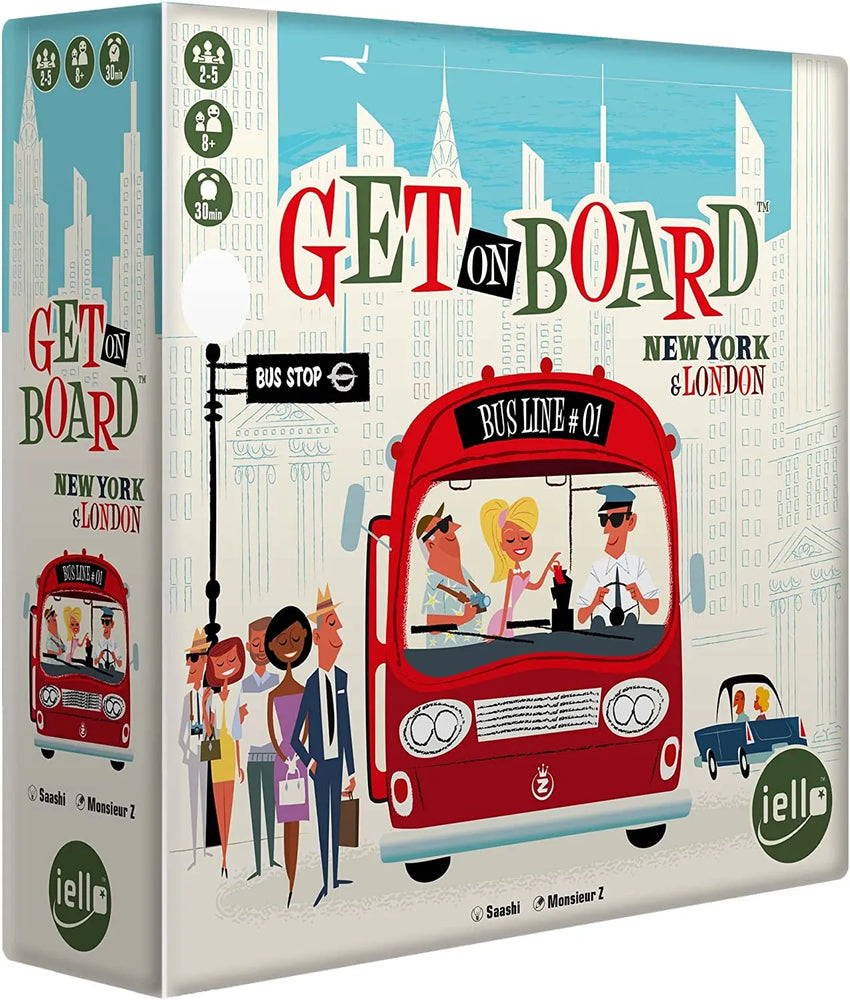 Get On Board: New York & London-w001 WHSX Board / Card Games-Brain Games OÜ