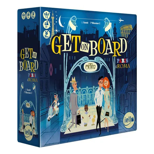 Get On Board: Paris and Roma-w001 WHSX Board / Card Games-Brain Games OÜ