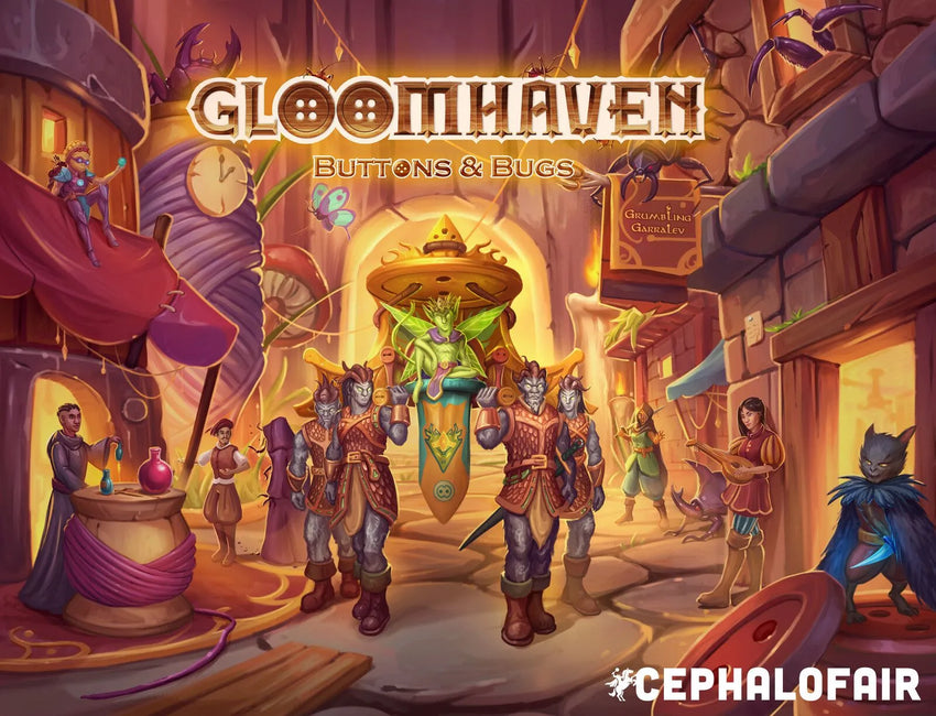 Gloomhaven: Buttons & Bugs-001 Board / Card Games-Brain Games OÜ