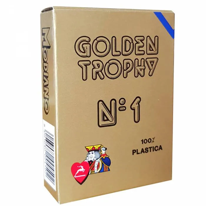 Golden Trophy Blue mängukaardid-105 Poker Sets-Brain Games OÜ