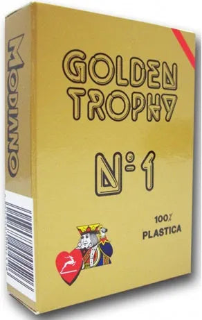 Golden Trophy Red mängukaardid-105 Poker Sets-Brain Games OÜ