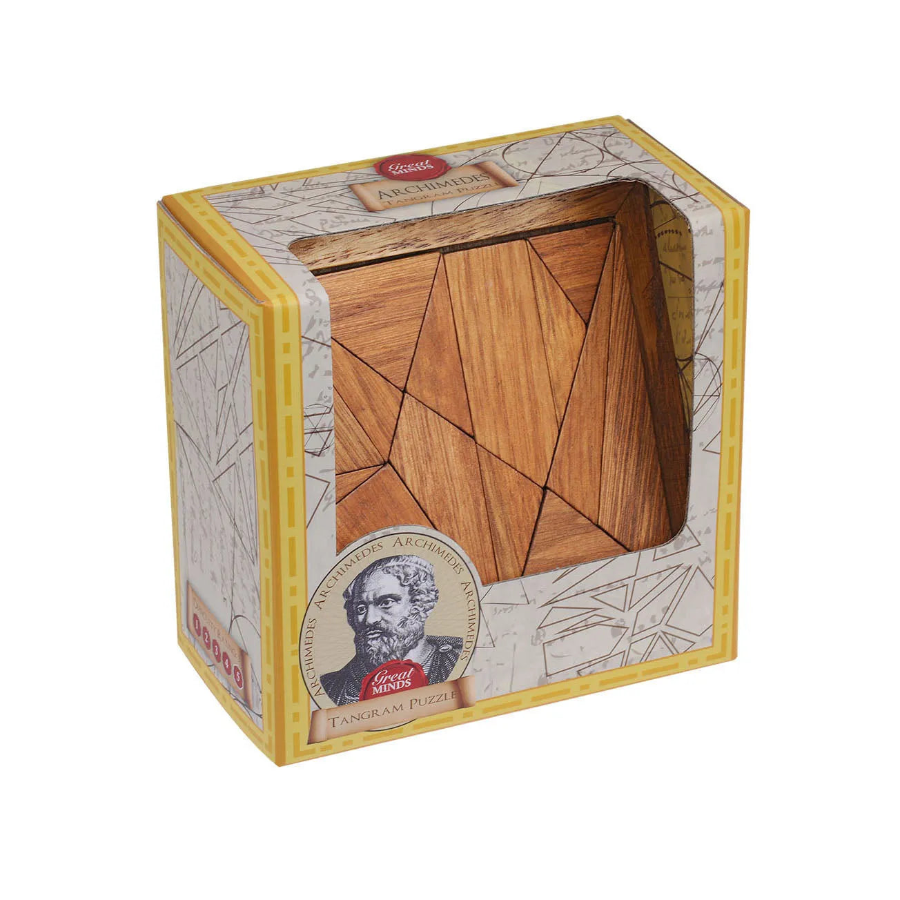 Great Minds: Archimedes' Tangram Puzzle-w111 WHS Creativity & Brain Teasers-Brain Games OÜ