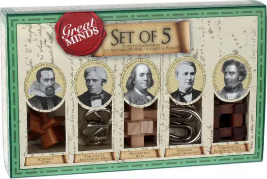 Great Minds: Set of 5-w111 WHS Creativity & Brain Teasers-Brain Games OÜ