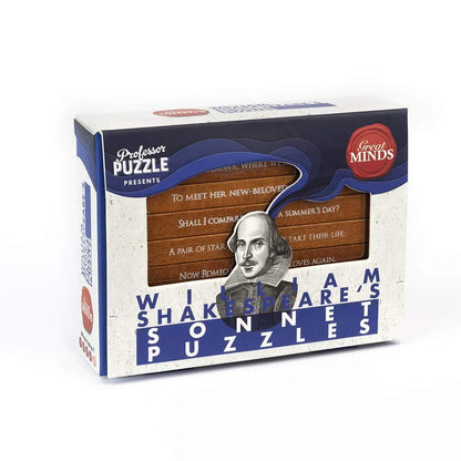 Great Minds: Shakespeare's Sonnet Puzzle-w011 WHSX Creativity & Brain Teasers-Brain Games OÜ