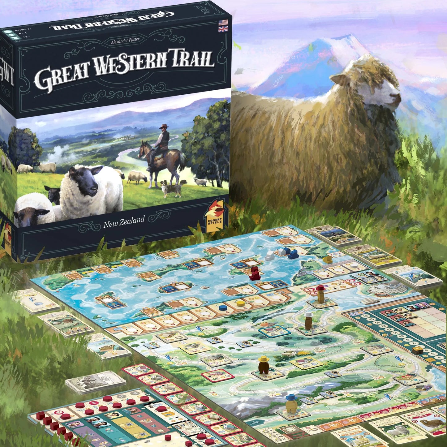 Great Western Trail: New Zealand-Strateegiamängud-Brain Games OÜ