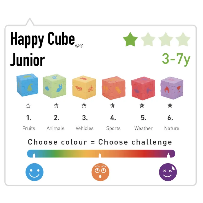Happy Cube Junior-w111 WHS Creativity & Brain Teasers-Brain Games OÜ