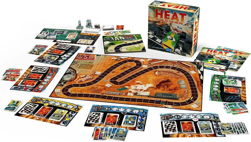 Heat: Pedal to the Metal-w001 WHSX Board / Card Games-Brain Games OÜ