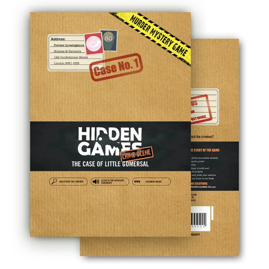 Hidden Games Crime Scene - Case No. 1 - The Case of Little Gomersal (ümbrik)-101 Board / Card Games-Brain Games OÜ