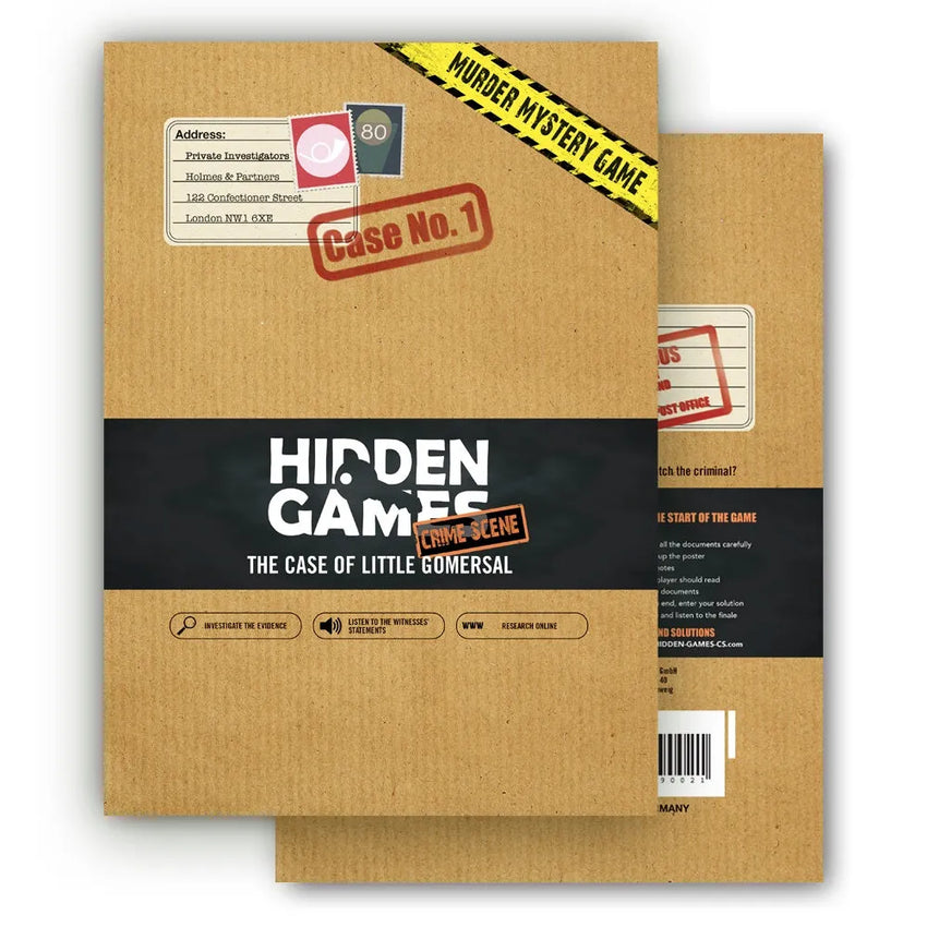 Hidden Games Crime Scene - Case No. 1 - The Case of Little Gomersal (ümbrik)-101 Board / Card Games-Brain Games OÜ