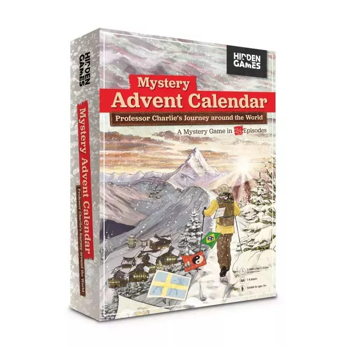 Hidden Games Mystery Advent Calendar - Professor Charlie's Journey around the World