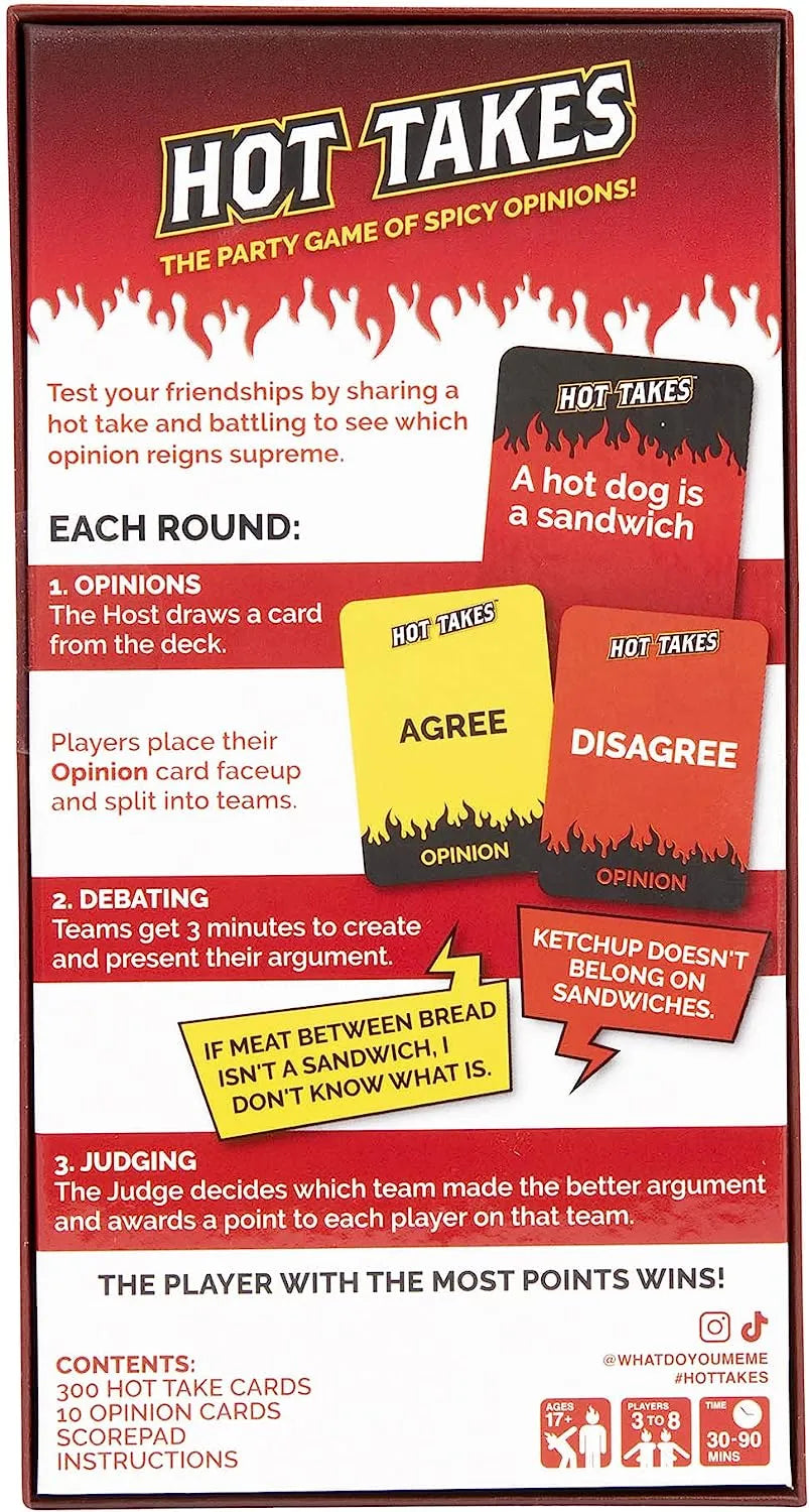 Hot Takes-w001 WHSX Board / Card Games-Brain Games OÜ